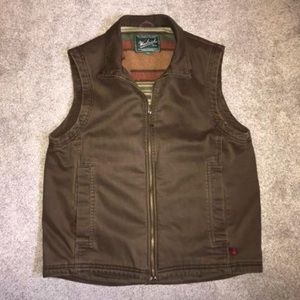 Men’s medium Woolrich fleece lined vest